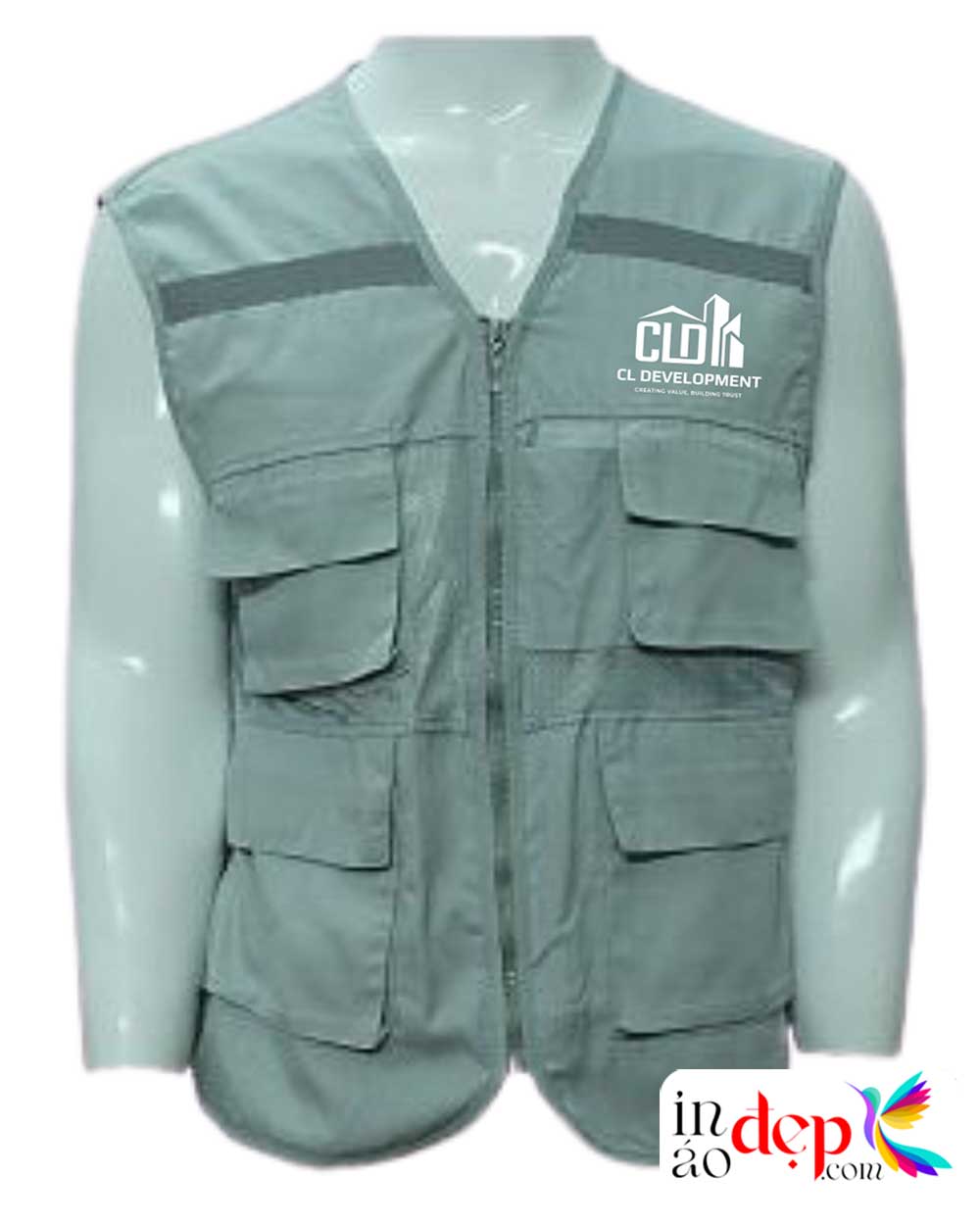 In áo gile Công ty CL Development