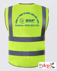 In áo gile Công ty TNHH Cơ điện Lạnh Bắc Sapa BSP