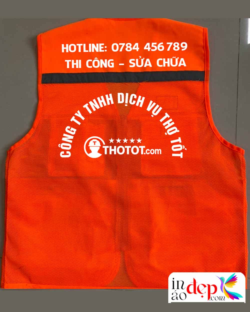 In áo gile Công ty TNHH Dịch vụ Thợ Tốt