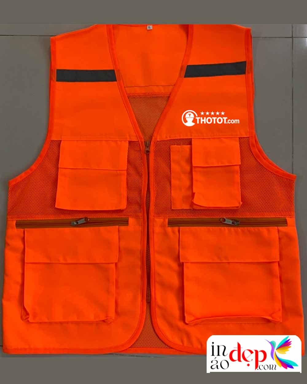 In áo gile Công ty TNHH Dịch vụ Thợ Tốt