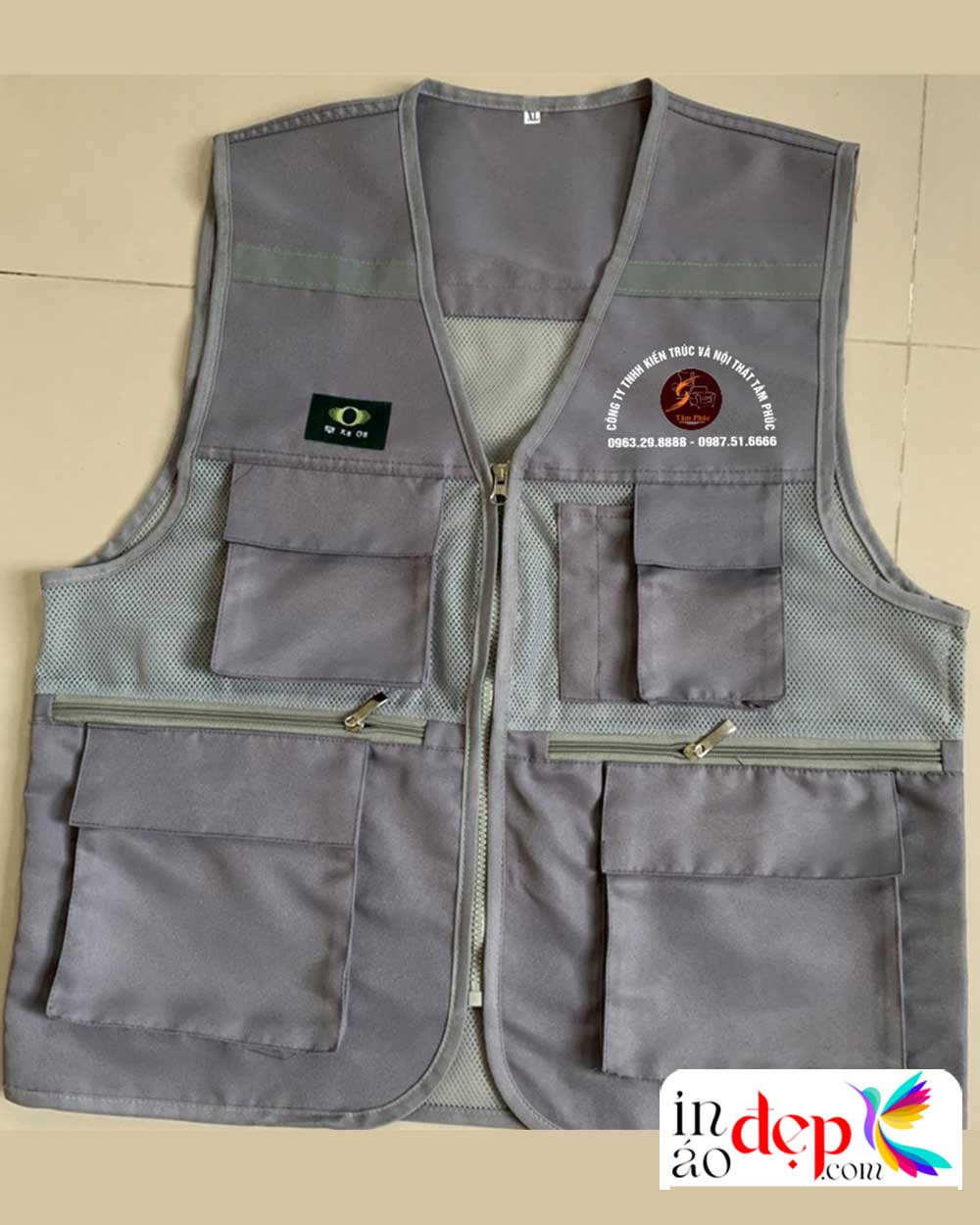 In ao gile Cong ty TNHH Kien truc va noi that Tam Phuc