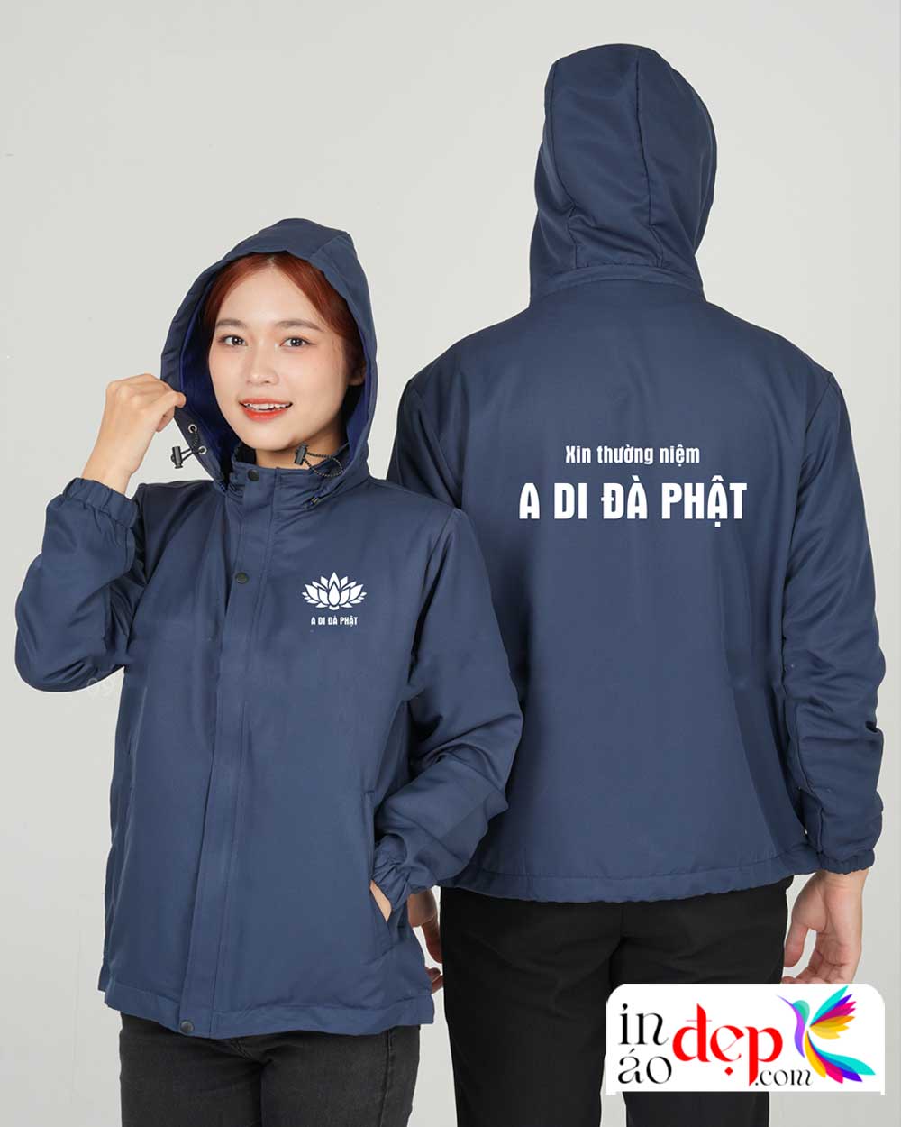 In áo khoác Xin thường niệm A di đà phật