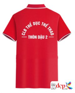 In áo phông CLB thể dục thể thao Thôn Dậu 2