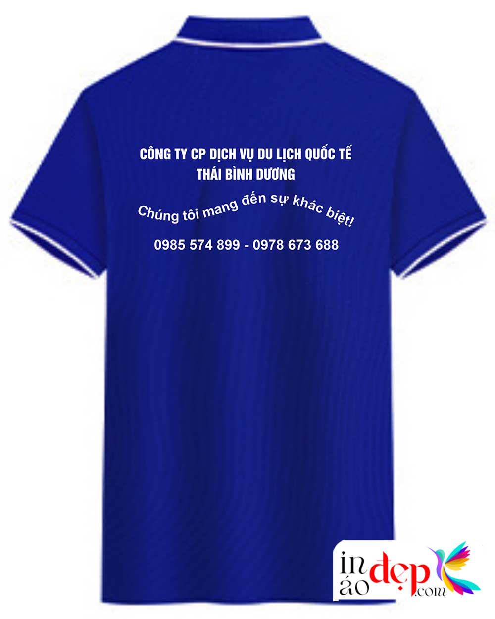 In áo phông Công ty CP dịch vụ du lịch quốc tế Thái Bình Dương