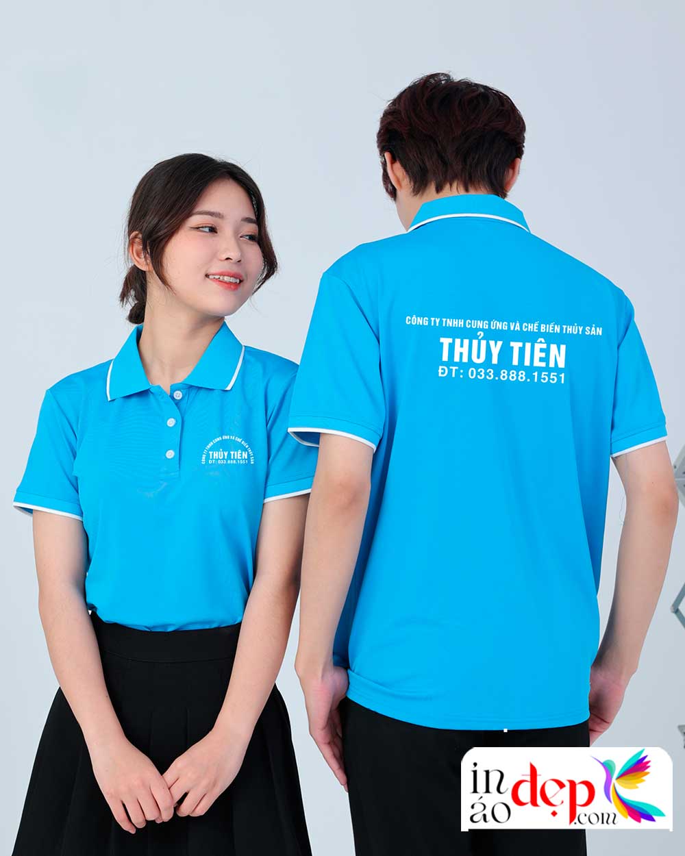 In áo phông Công ty TNHH Cung ứng và chế biến thủy sản Thủy Tiên