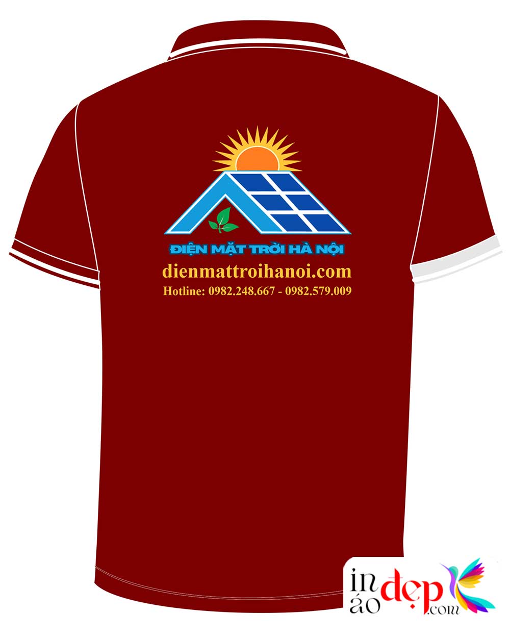 In áo phông Điện mặt trời Hà Nội