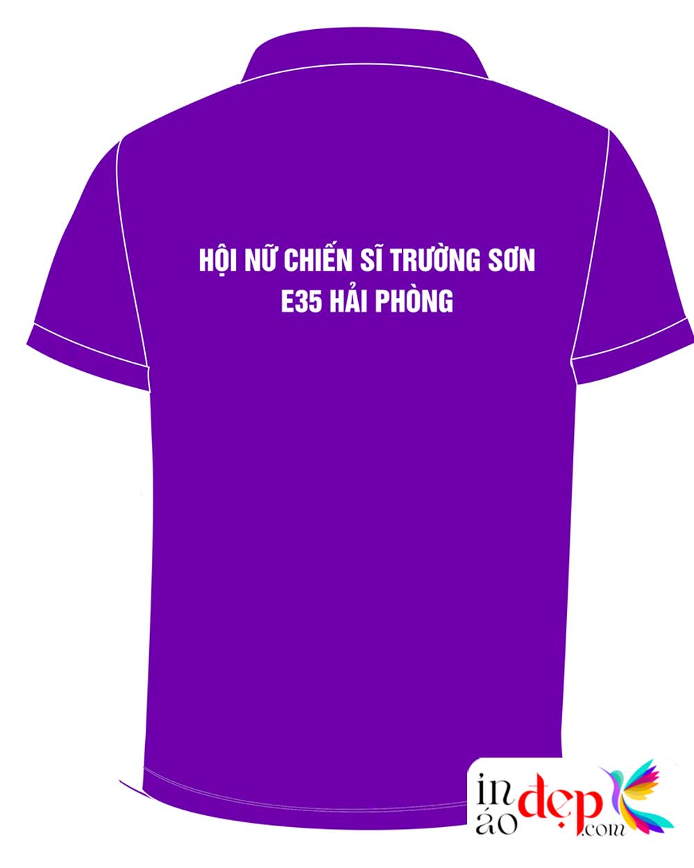 In áo phông Hội nữ chiến sĩ Trường Sơn E35 Hải Phòng