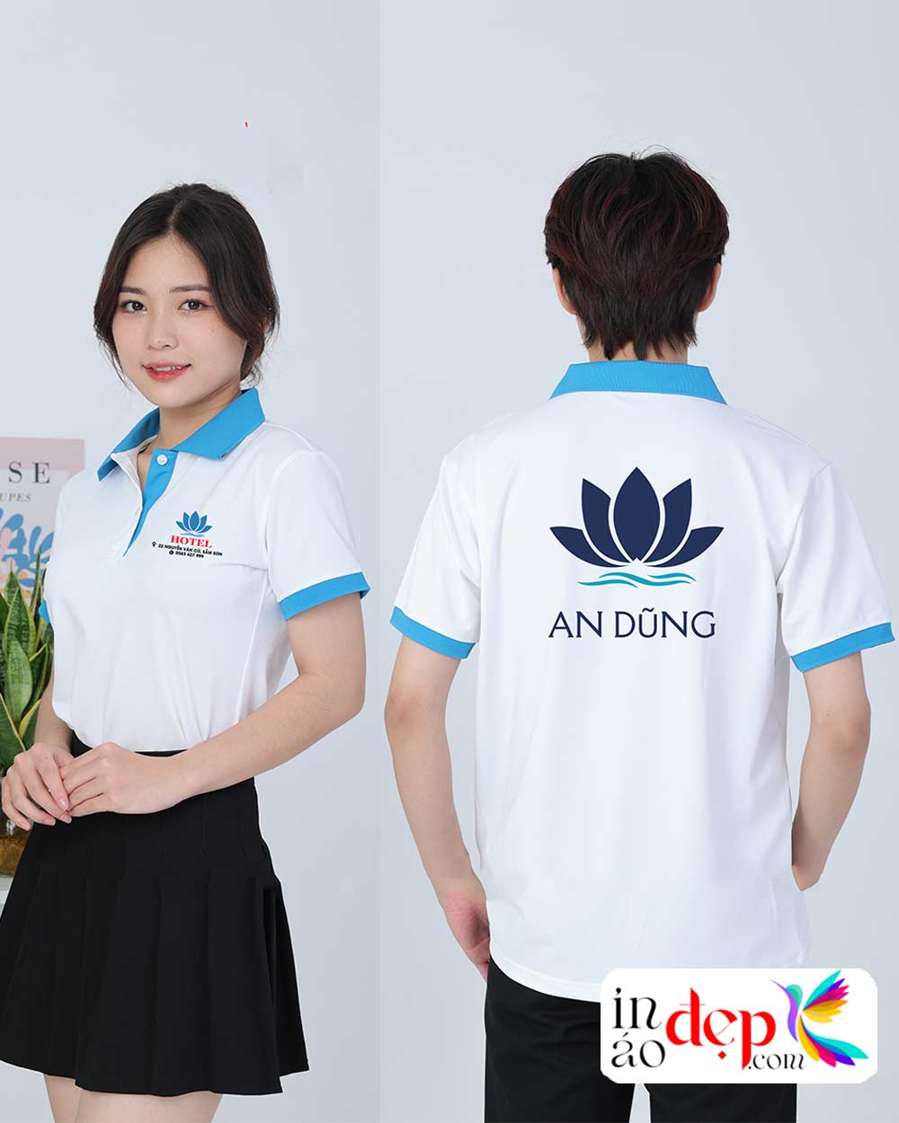 In áo phông Khách sạn An Dũng