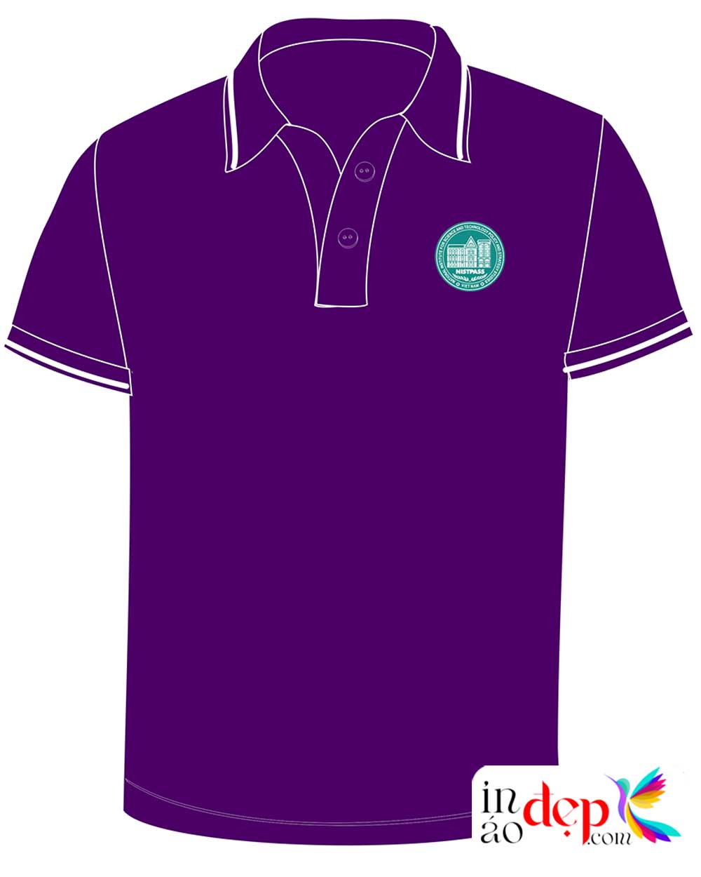 In áo phông National Institute for Science and Technology Policy and Strategy Studies (NISTPASS)