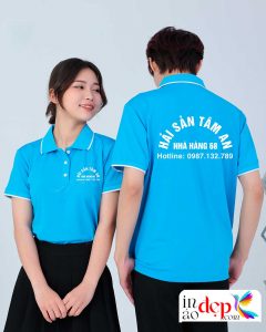 In áo phông Nhà hàng 68 Hải sản Tâm An