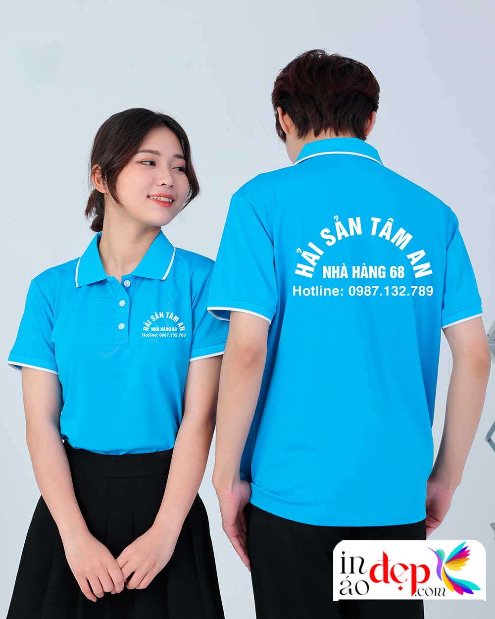 In áo phông Nhà hàng 68 Hải sản Tâm An