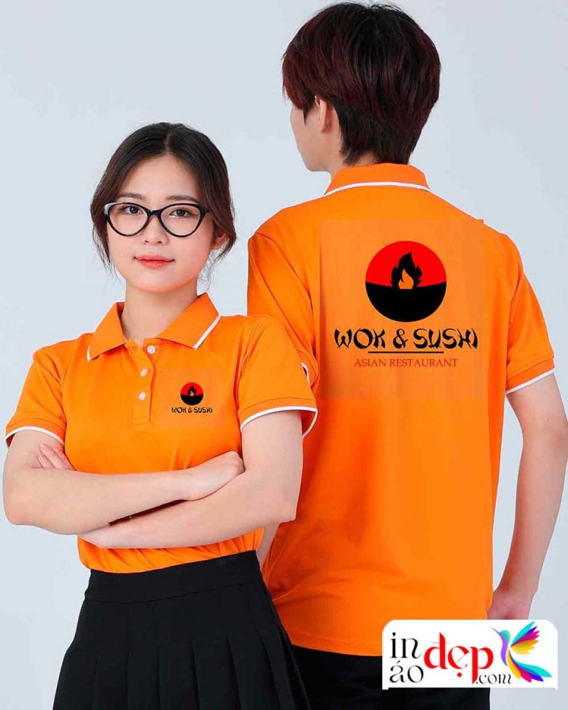 In ao phong Nha hang Asian Wok & Sushi