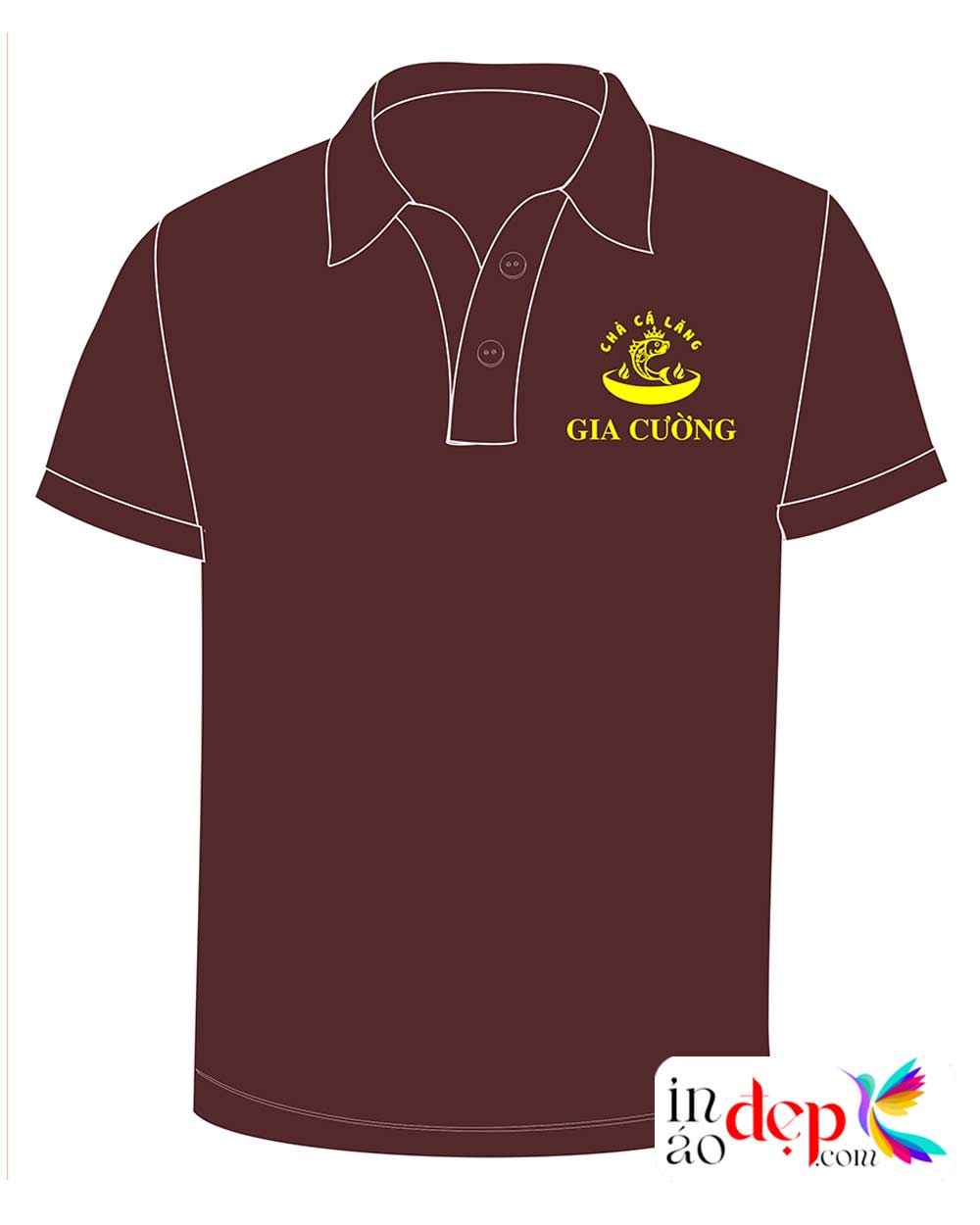 In áo phông Quán Chả cá Lăng Gia Cường