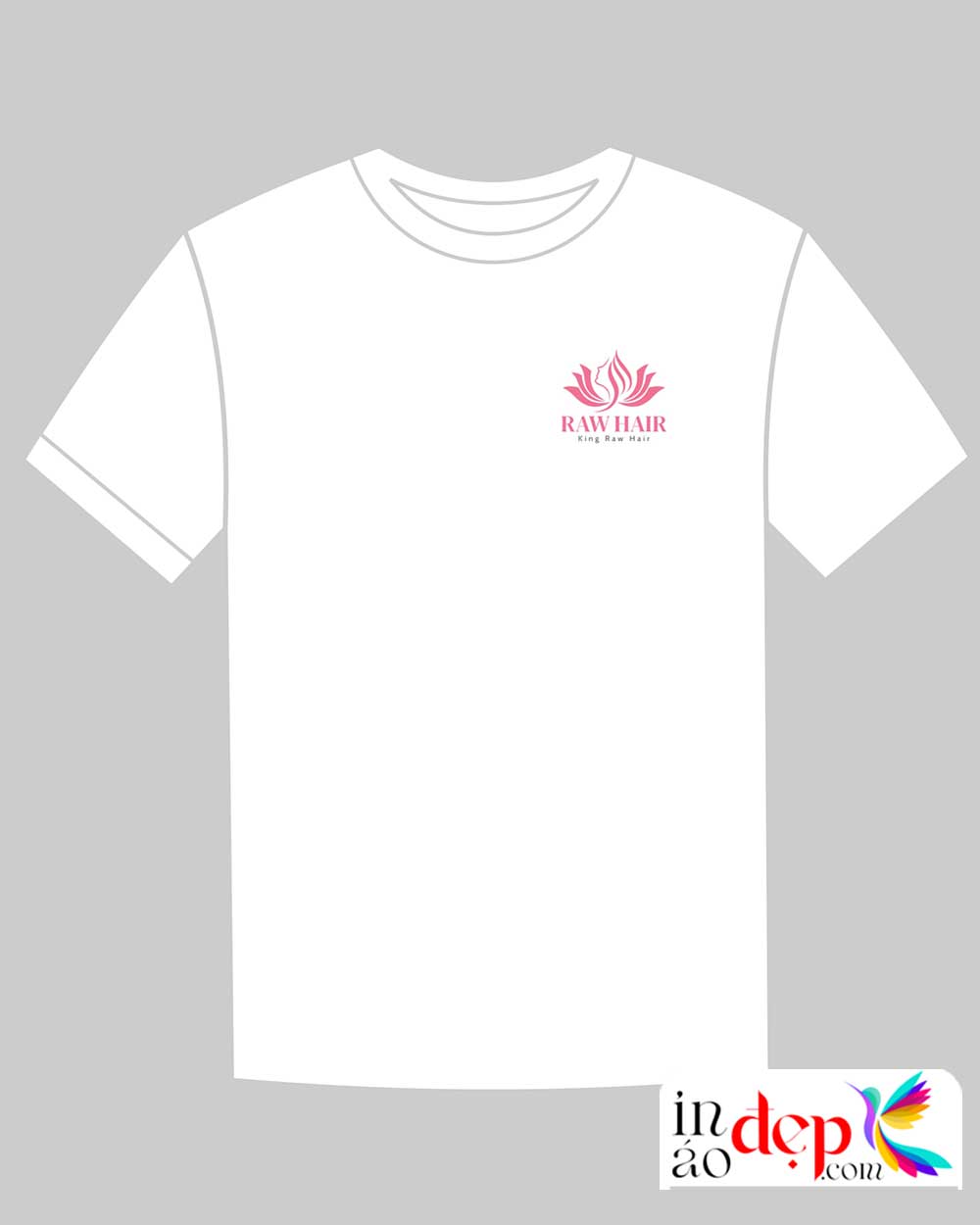 In áo phông Tiệm Raw Hair - King raw hair