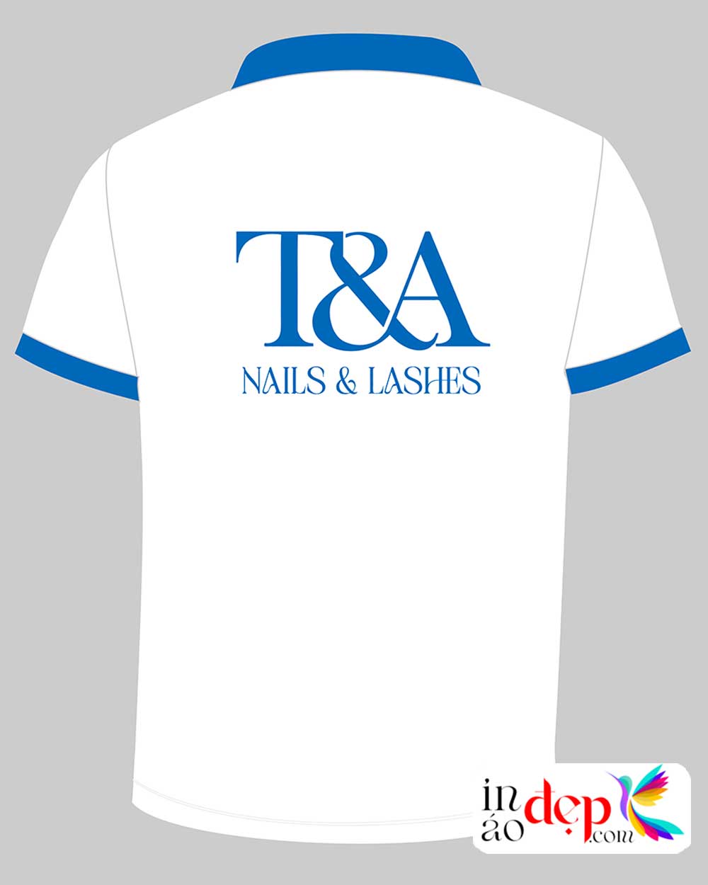 In áo phông Tiệm T&A Nails & Lashes
