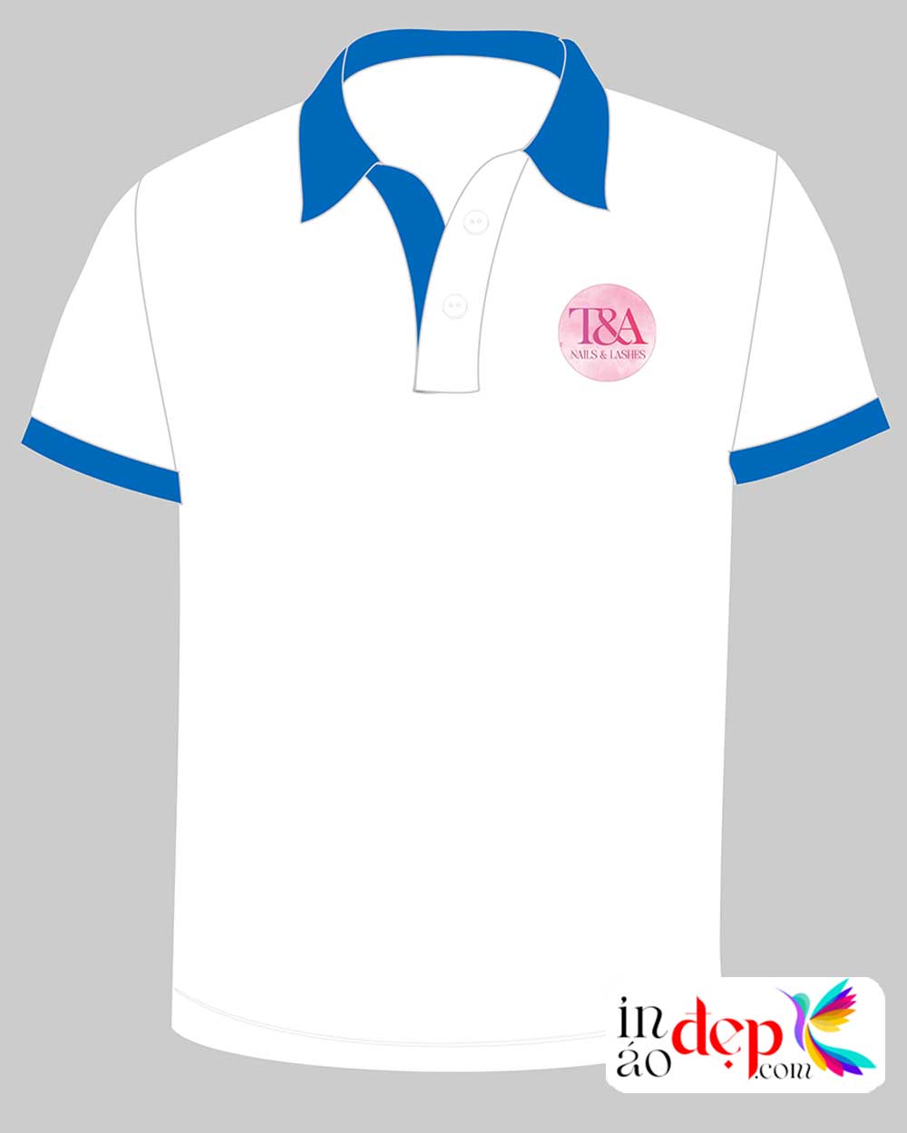 In áo phông Tiệm T&A Nails & Lashes