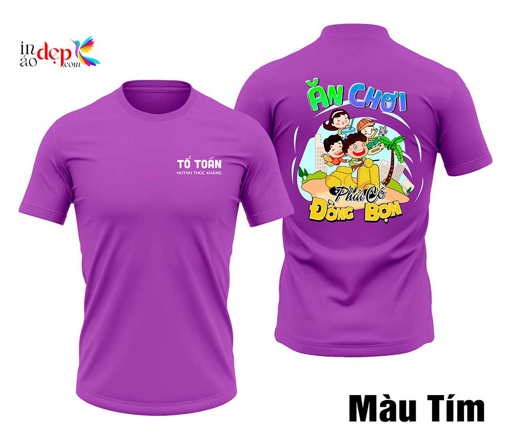 In áo phông Tổ Toán Huỳnh Thúc Kháng