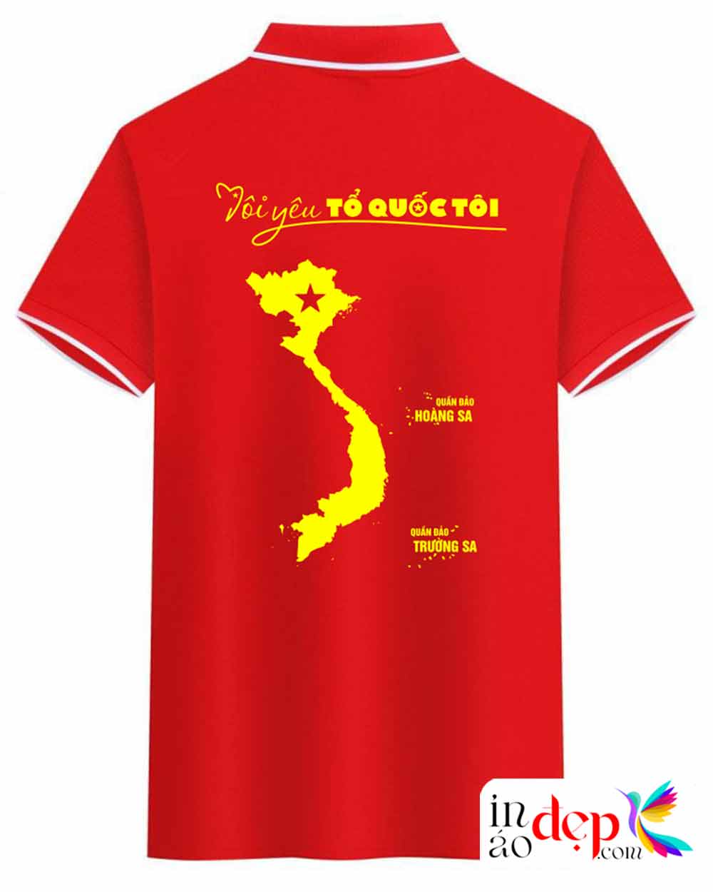 In áo phông Tôi yêu Tổ quốc tôi - kỉ niệm 50 năm