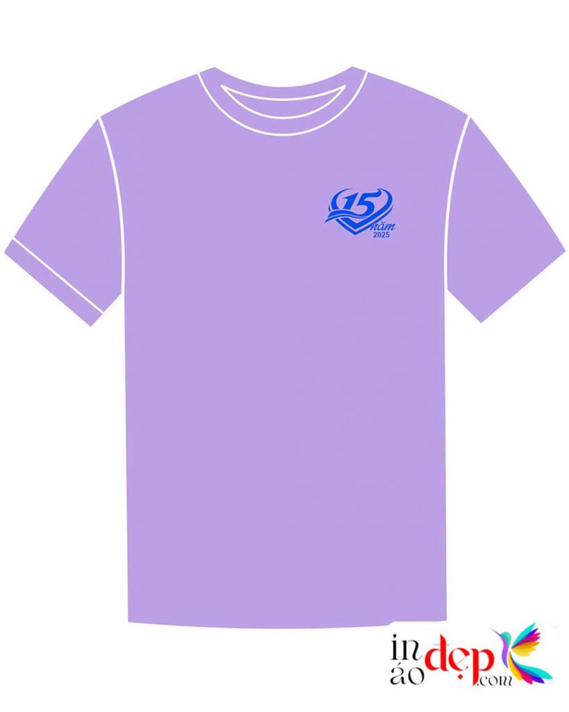 In áo phông Trường KTKT Thương mại kỉ niệm 15 năm