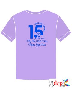 In áo phông Trường KTKT Thương mại kỉ niệm 15 năm