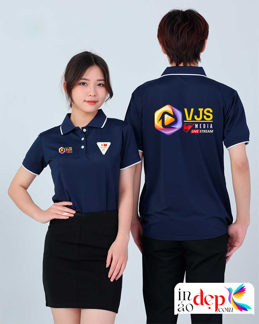 In áo phông VJS Media Livvestream