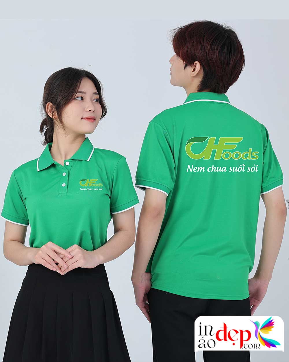 In áo phông đồng phục CHFoods Nem chua suối sỏi