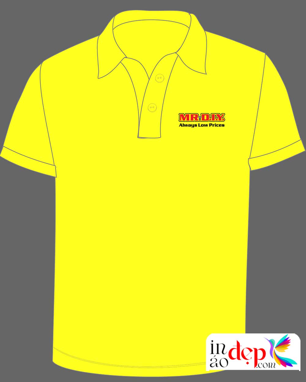 In áo phông đồng phục Mr DIY Always Low Prices