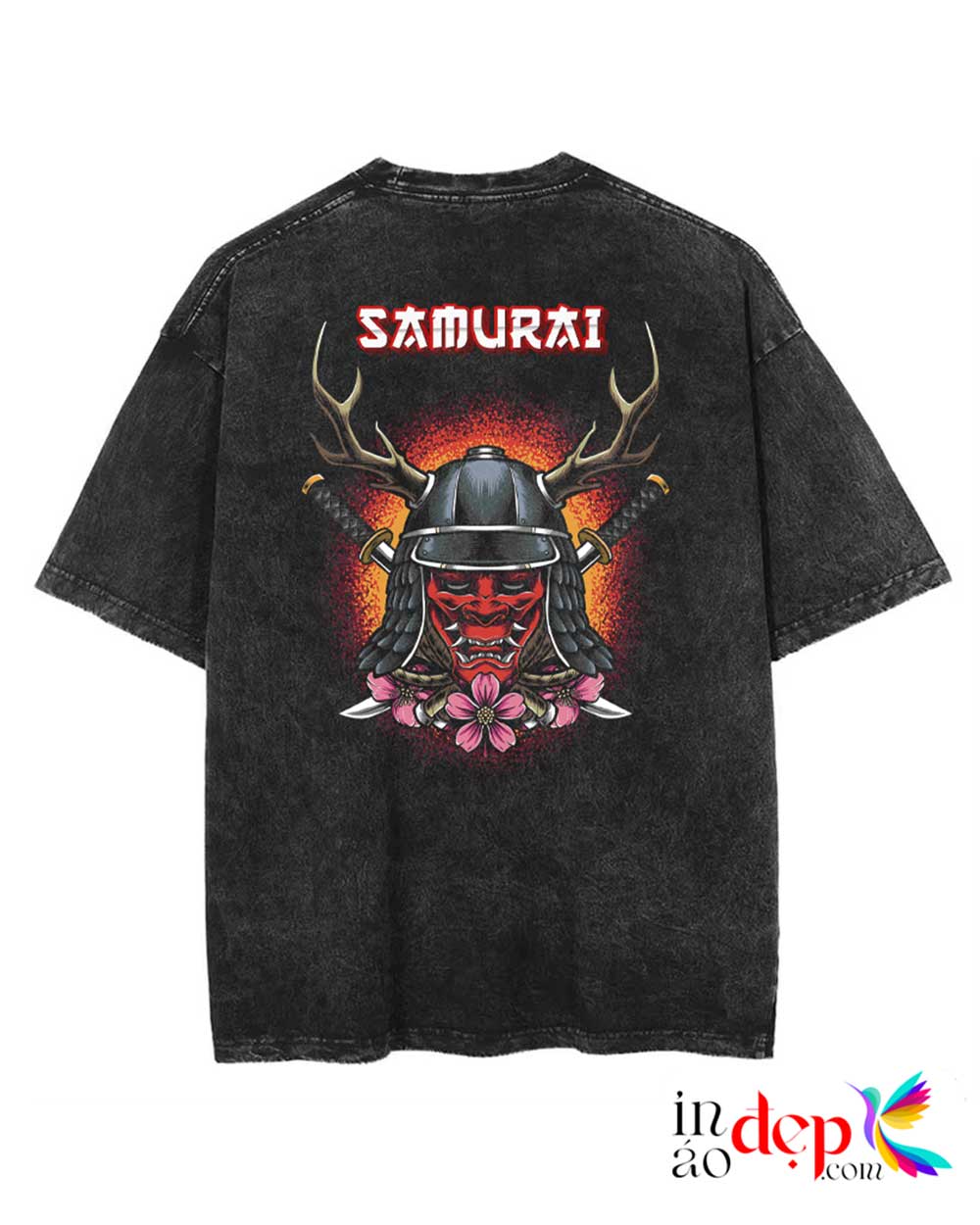 In áo phông đồng phục Samurai