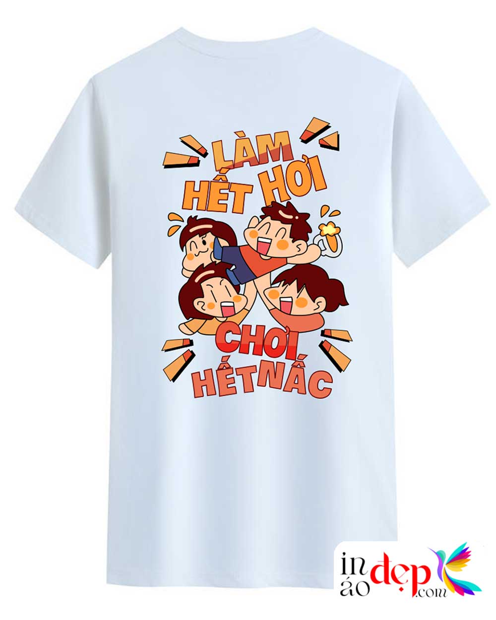 In áo phông màu trắng Le Phuong Beauty