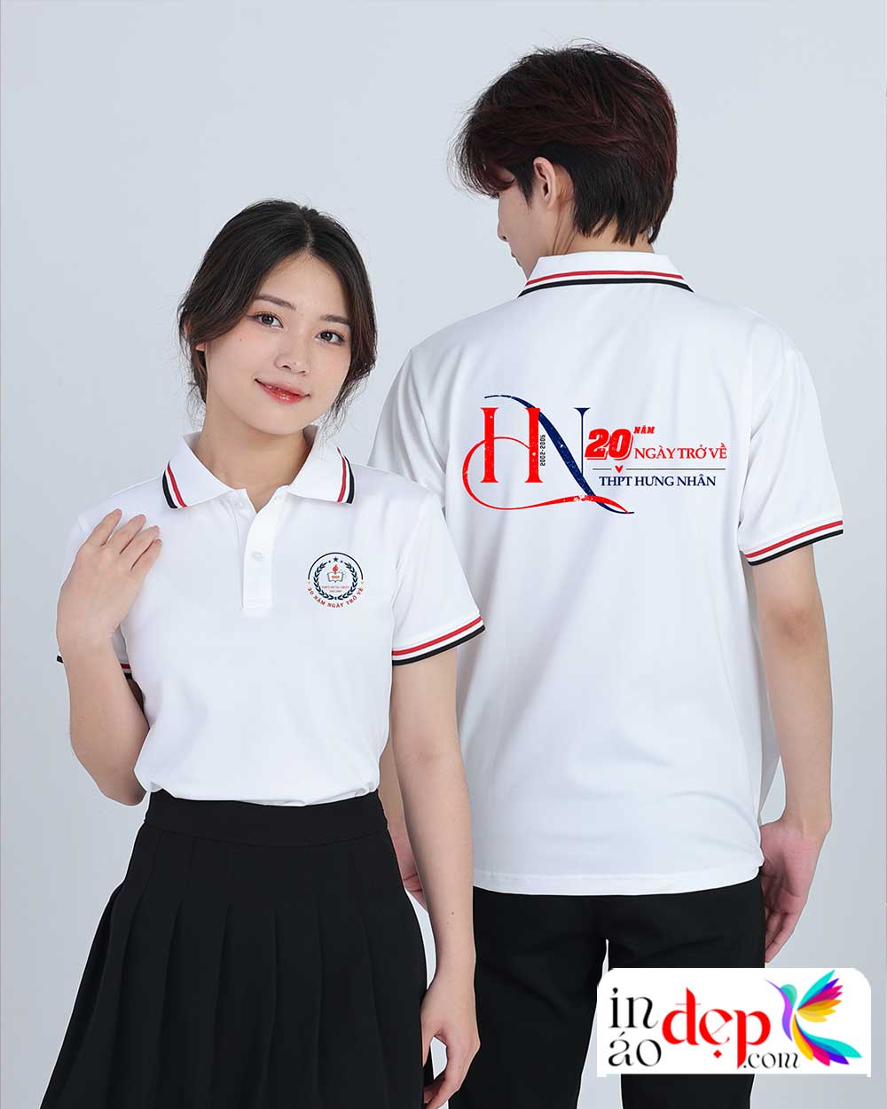 In áo phông trường THPT Hưng Nhân - 20 năm Ngày trở về