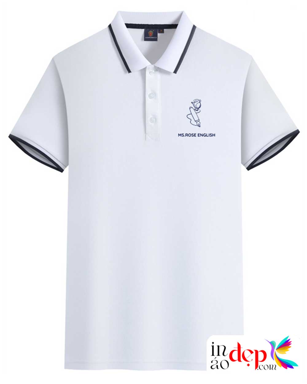 In áo polo đồng phục Ms.Rose English