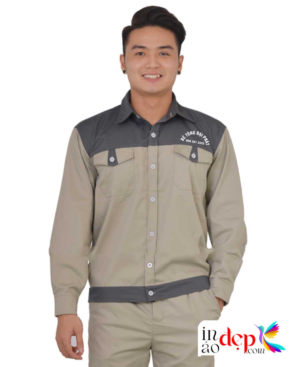 In đồng phục bảo hộ Bê tông Đại Phát