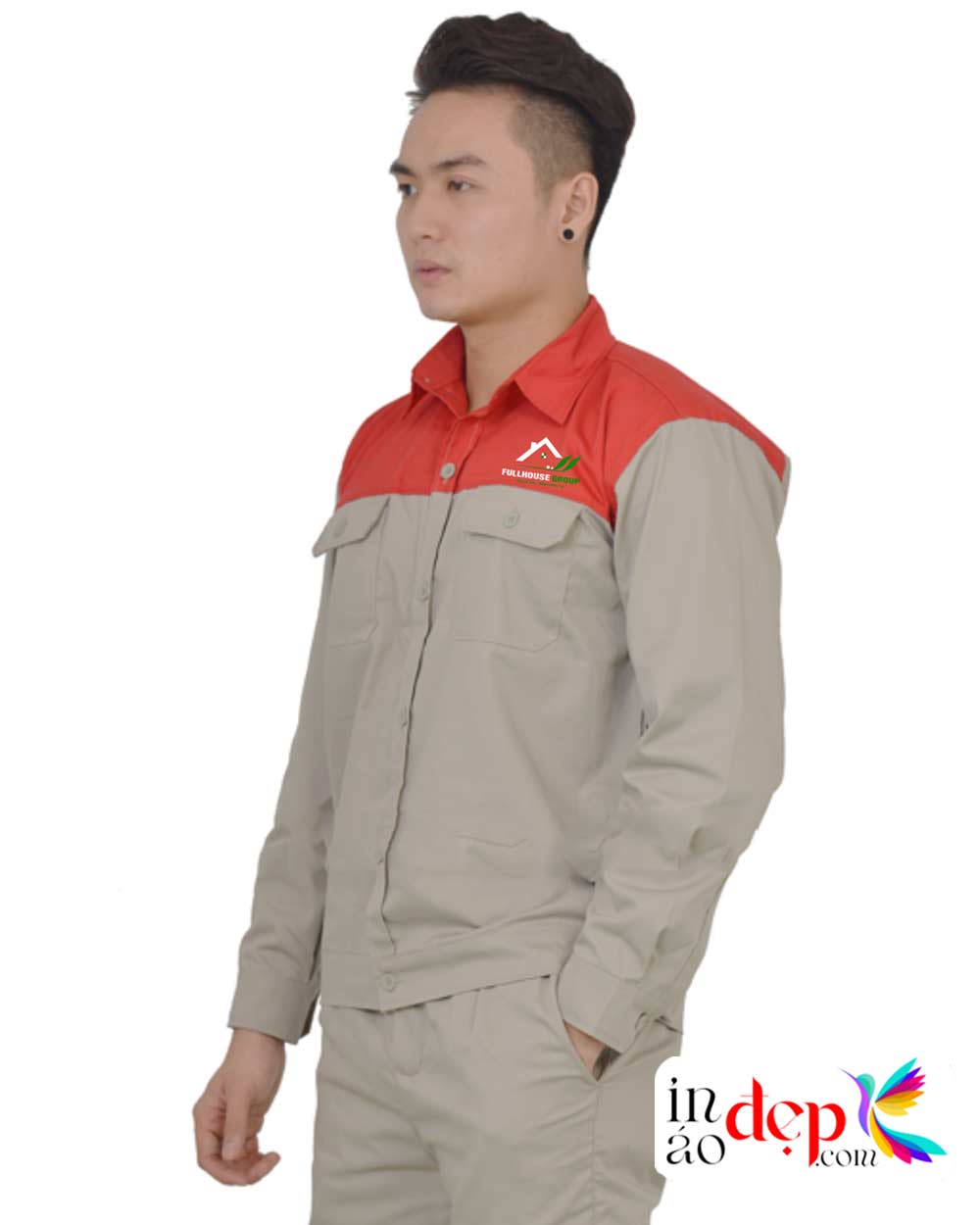 In đồng phục bảo hộ Công ty FullHouse Group