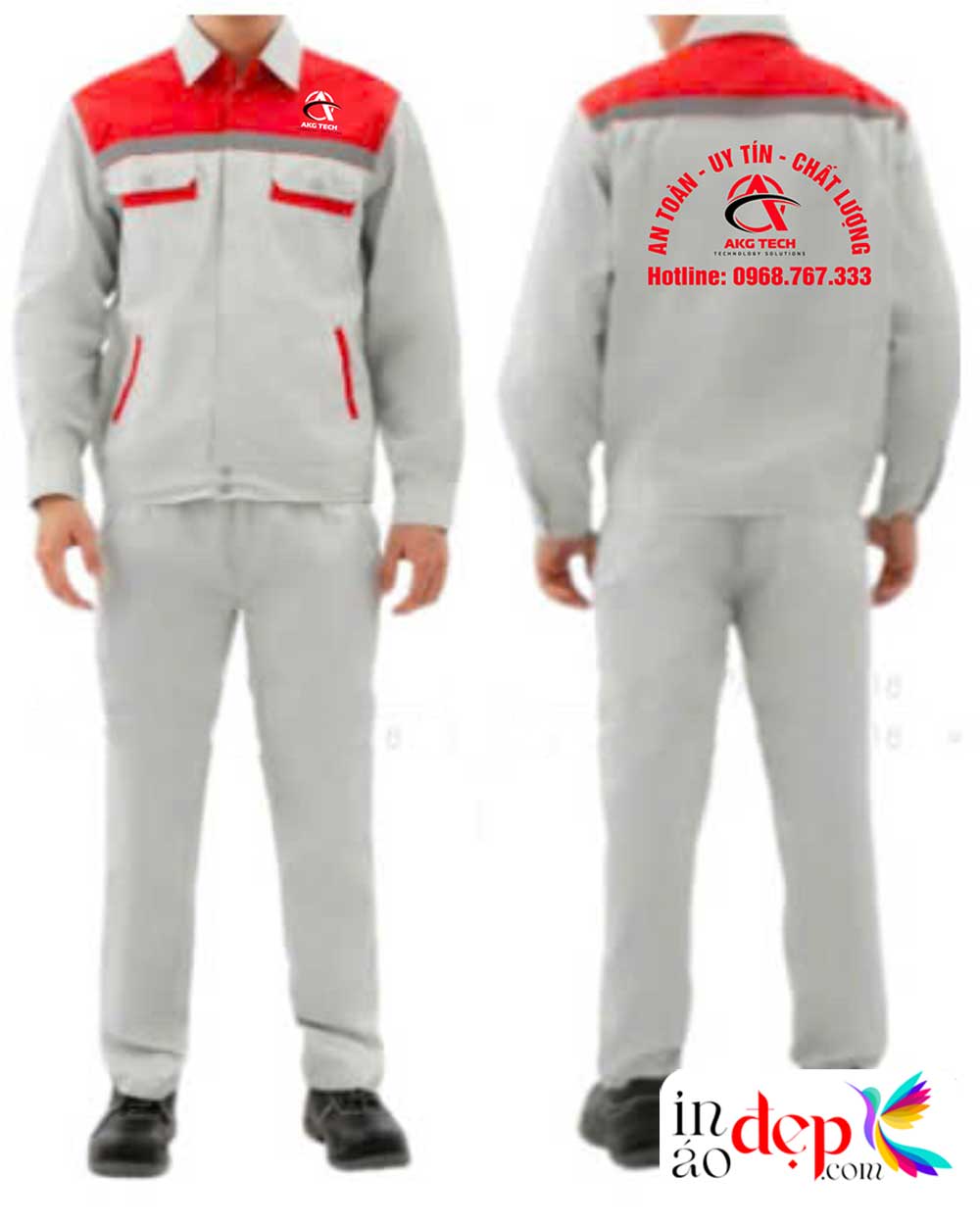 In đồng phục bảo hộ Công ty Giải pháp công nghệ AKG Tech