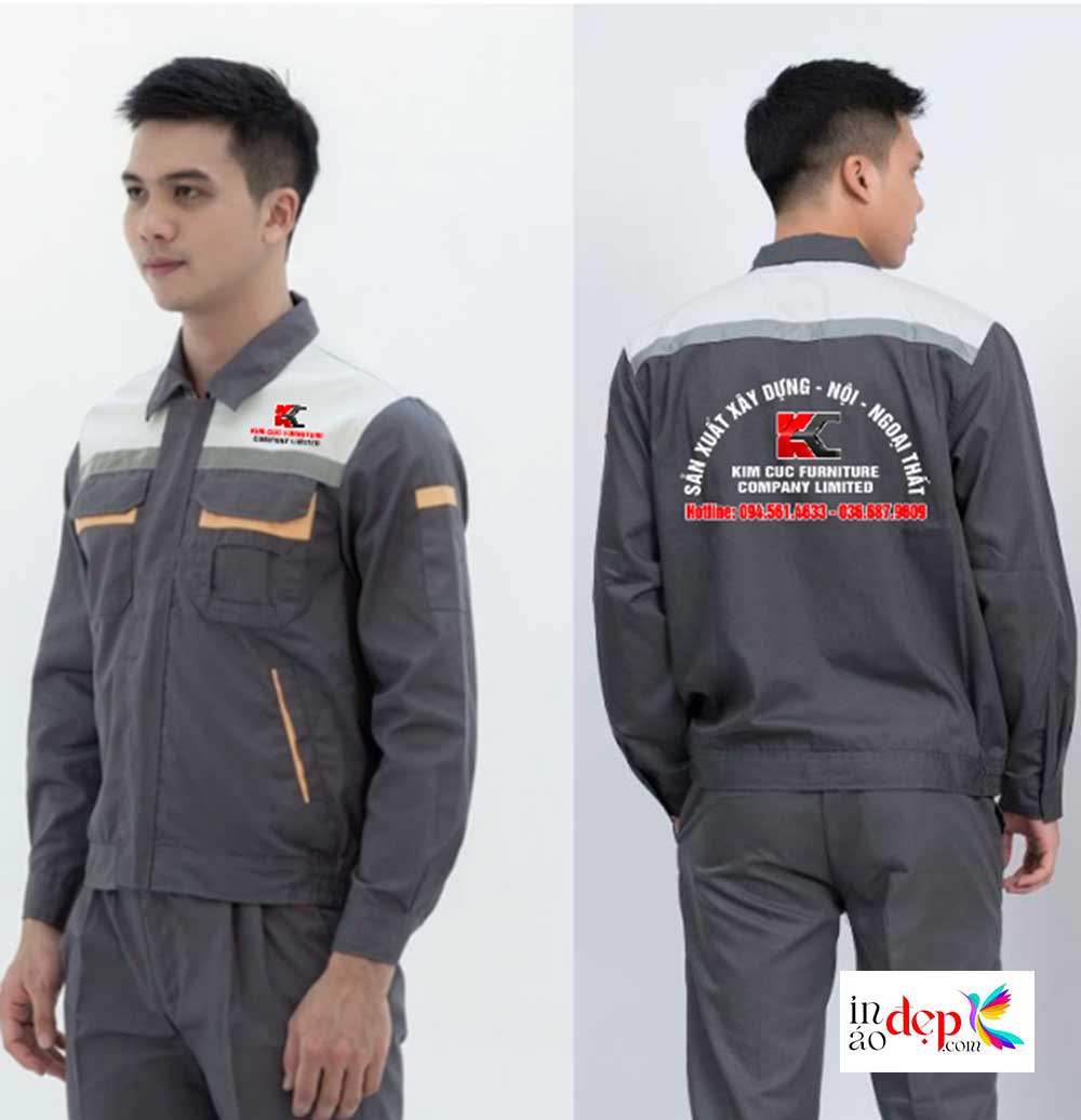 In đồng phục bảo hộ Công ty Kim Cuc Furniture