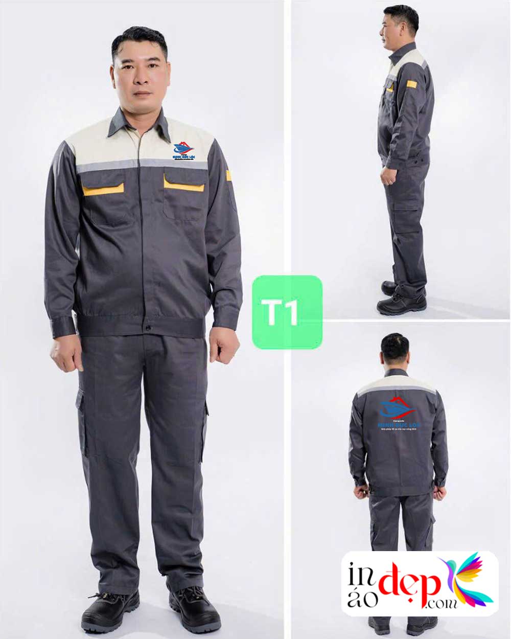 In đồng phục bảo hộ Công ty Minh Đức Lộc