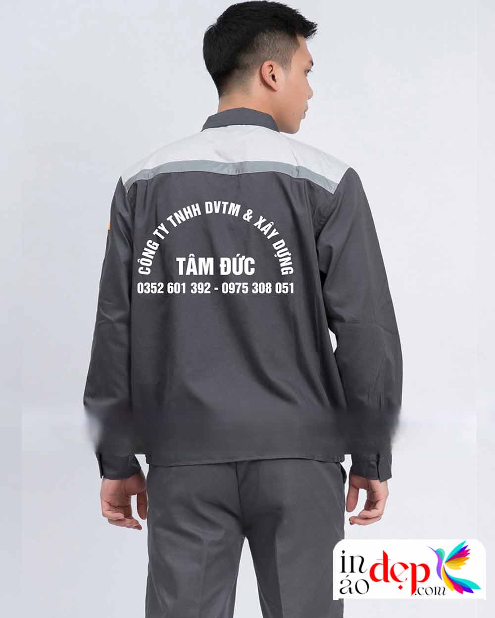 In đồng phục bảo hộ Công ty TNHH DVTM & Xây dựng Tâm Đức