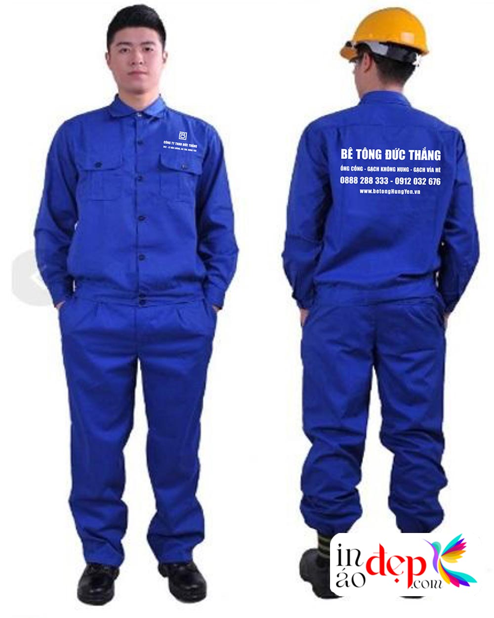 In đồng phục bảo hộ Công ty TNHH Đức Thắng