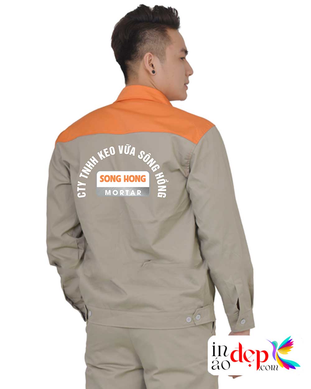 In đồng phục bảo hộ Công ty TNHH Keo Vữa Sông Hồng