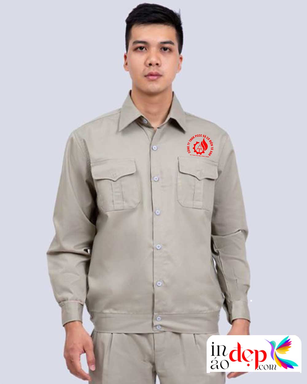 In đồng phục bảo hộ Công ty TNHH PCCC và Cơ điện Tú Anh