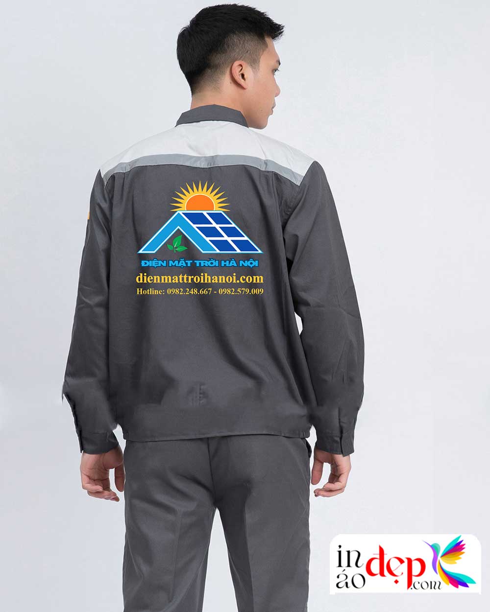 In đồng phục bảo hộ Điện mặt trời Hà Nội