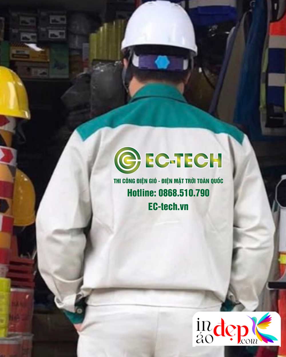 In đồng phục bảo hộ Công ty EC-Tech