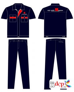 In đồng phục bảo hộ ngắn tay Nội thất Window