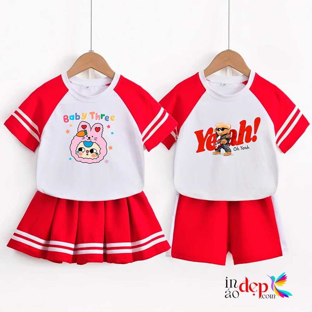 In đồng phục trẻ em Baby Three