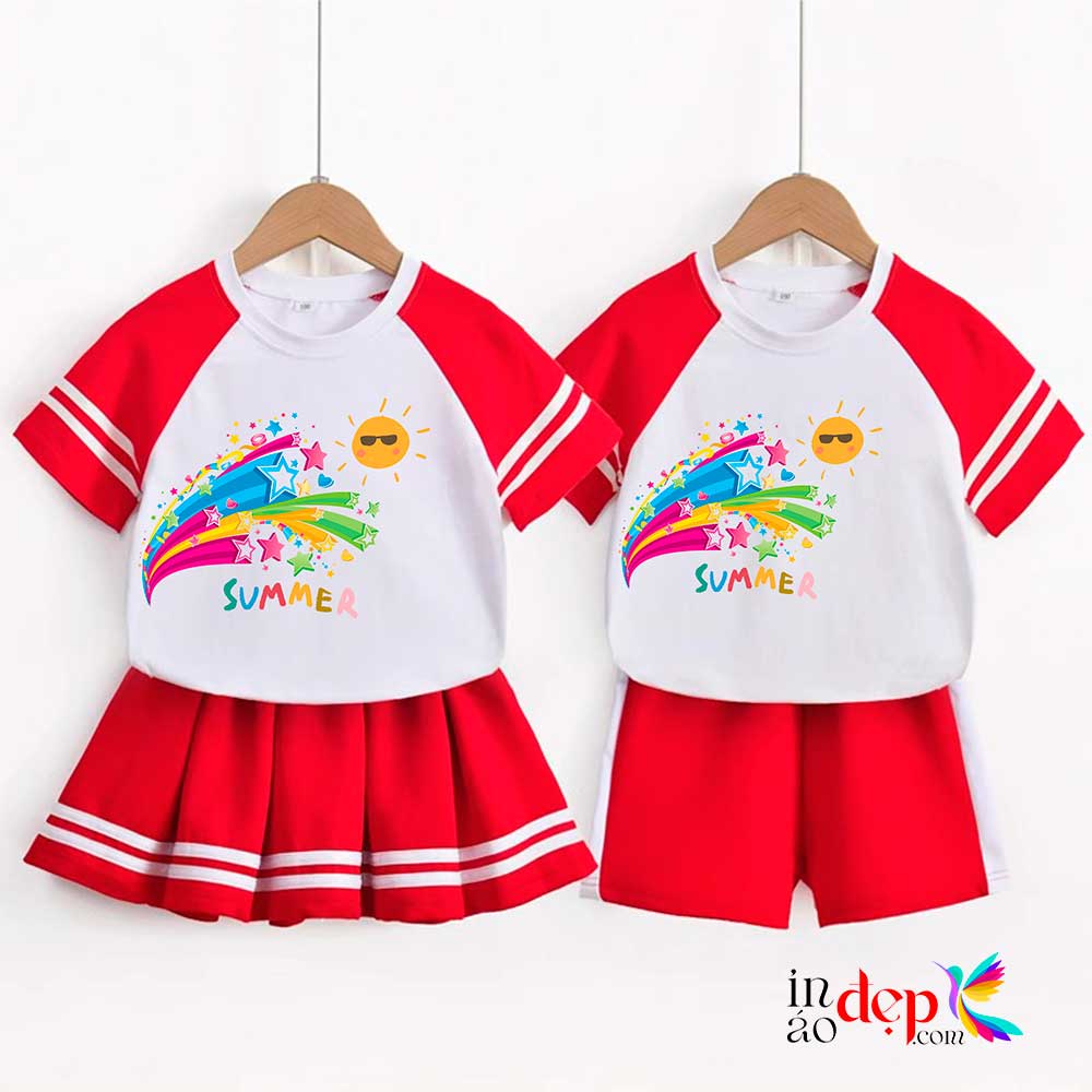 In đồng phục trẻ em Summer