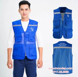 In áo gile Công ty Dịch vụ vệ sinh Vin Clean