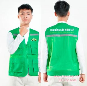 In áo gile Vựa nông sản miền Tây SHD
