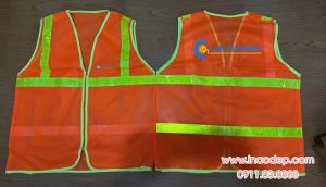 In áo gile lưới Công ty Lan Phuong