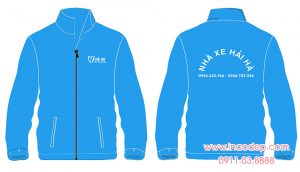 In áo khoác đồng phục Nhà xe Hải Hà