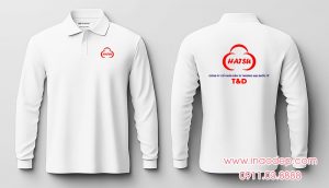 In áo phông dài tay Công ty cổ phần đầu tư Thương mại Quốc Tế Hatsu - T&D